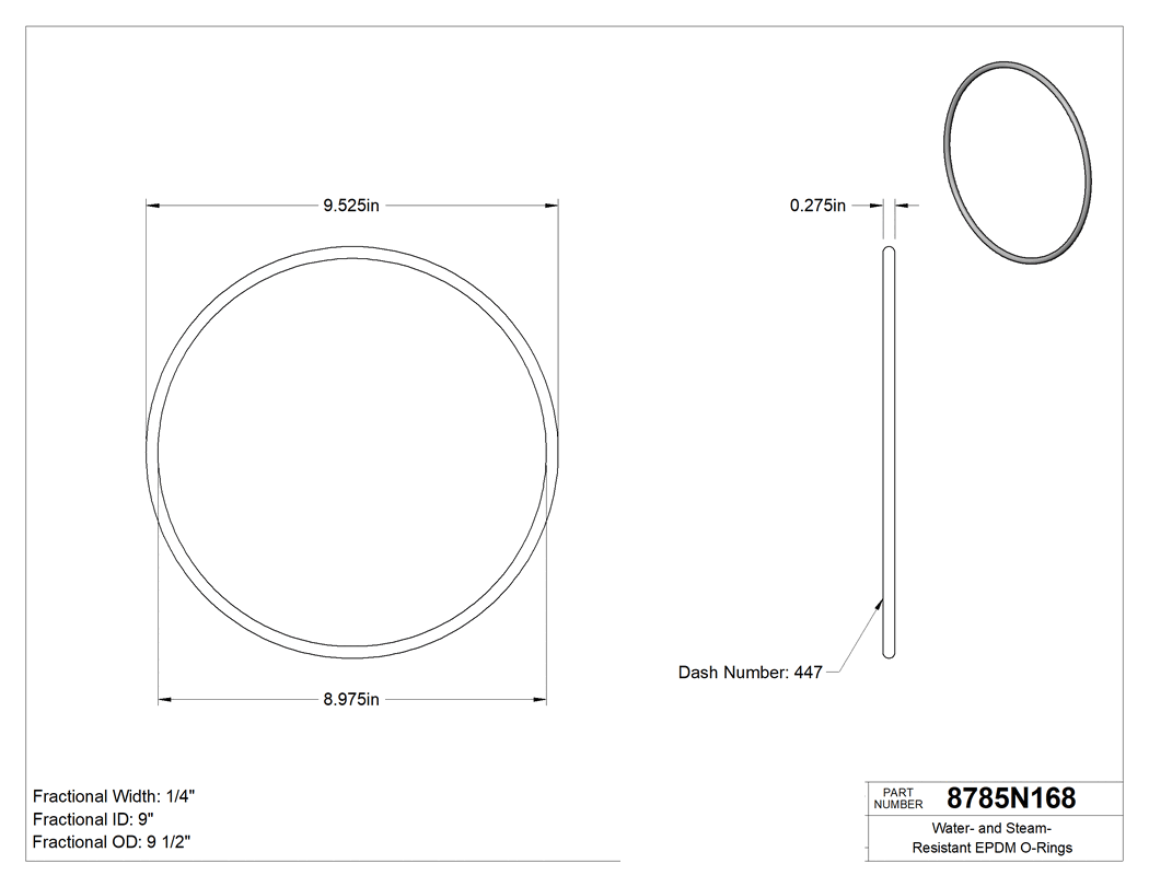 Technical drawing - 8785N168